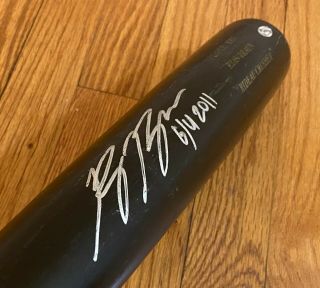 Ryan Braun Signed 2011 Game Bat Autographed Uncracked W/ Hologram Brewers