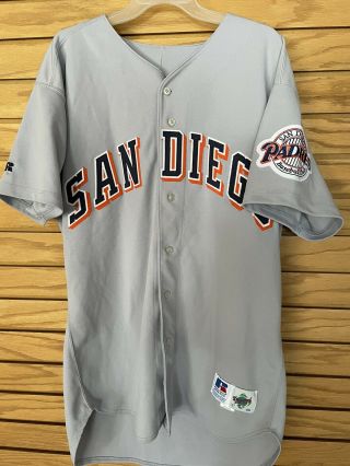 Tony Gwynn Padres 1990’s Game Used/Worn Jersey Grey Flannel 2