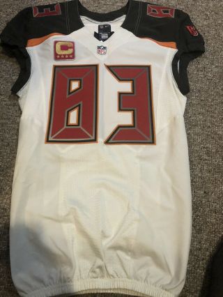 Tampa Bay Buccaneers Game Team Issued Vincent Jackson Crucial Catch Jersey