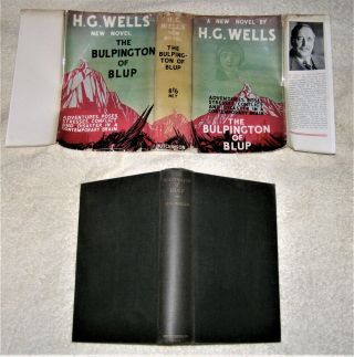 The Bulpington Of Blup By H.  G.  Wells,  Signed With Compliments Author Slip.  Hc Dj