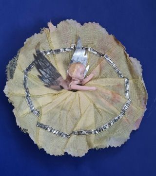 Vintage Dibro Christmas Angel Fairy Doll 1950s Decoration