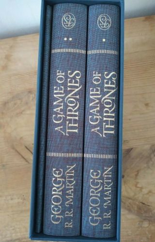 George R.  R.  Martin: Game Of Thrones Folio Society 1st Printing