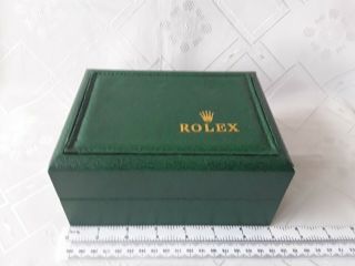 Vintage Green Rolex Watch Box,  68.  00.  2 See Pic