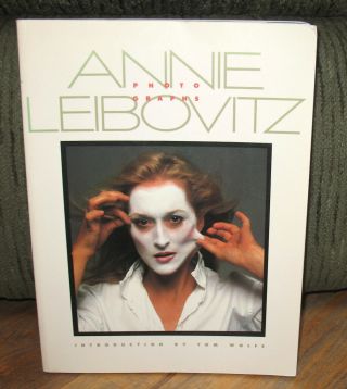 Signed Handprint Annie Leibovitz Photographs First Book Pb John Lennon Yoko Ono