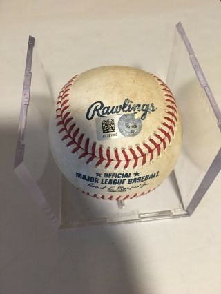 Anthony Rizzo Game Ball Career Hit 1114 Mlb Authenticated Career Rbi 679