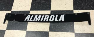 Aric Almirola 10 Smithfield Nascar Race Rear Window Banner Non - Sheetmetal