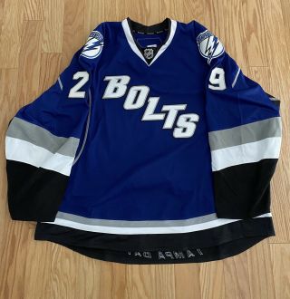 2010 - 11 Tampa Bay Lightning Mitch Fritz Game Issued Alternate Jersey