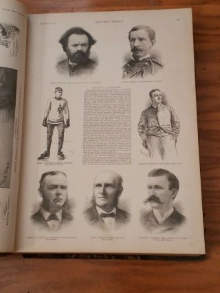 Bound volume Harper ' s weekly 1891 4