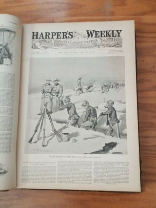 Bound volume Harper ' s weekly 1891 6