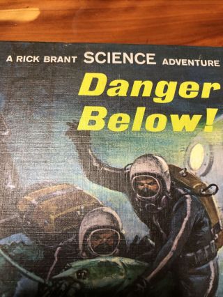 Rick Brant no.  23 Danger Below1967 Science Adventure John Blaine 2