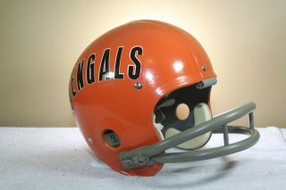 Cincinnati Bengals Riddell Kra Lite 8 Suspension Tk Nfl Football Helmet 1970