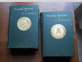 Two Volume Set Personal Memoirs Of U.  S.  Grant 1885