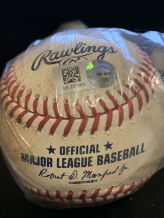 Albert Pujols 2020 Opening Day Game Baseball Foul Ball,  MLB Authenticated 2