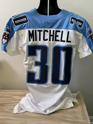 Tennessee Titans Game Worn Nfl Football Jersey