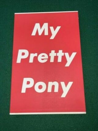 Stephen King " My Pretty Pony " 1989 Over - Sized Trade Ed.  W/slip - Case.  Like