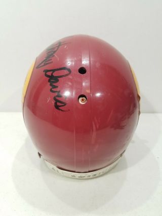1992 USC Trojans Titus Tuiasosopo Game Worn Helmet Signed by Anthony Davis 4