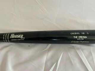 Frank Thomas White Sox Game Hoosier Bat - Ball Markings On Barrel