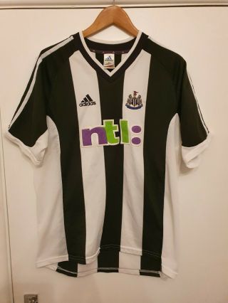 Vintage Adidas Newcastle United Home Shirt Adults Large Ntl Jersey