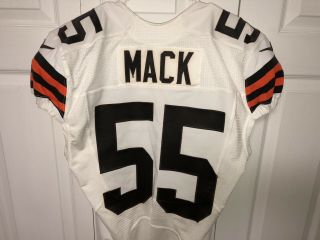 Cleveland Browns Authentic Game Worn 2015 Jersey Alex Mack