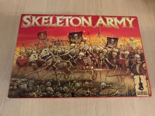Vintage Warhammer Fantasy Citadel Skeleton Army Empty Box Only Very Good Origina
