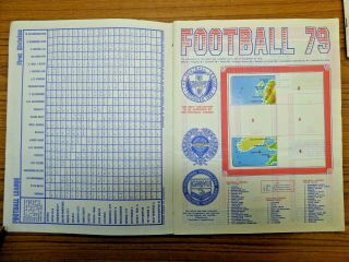 Vintage Panini Football Sticker Album Book 1979 Only 184 of 594 Stickers. 2