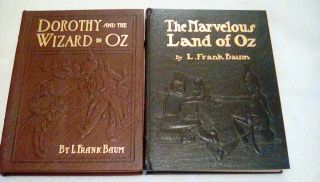 L.  Frank Baum Easton Press Dorothy And The Wizard In Oz Marvelous Land Of Oz