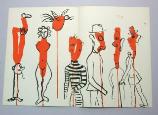 Alexander Calder Vintage Lithograph 1966,