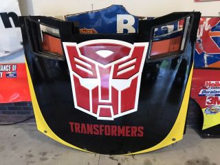 Christopher Bell 20 Transformers Nascar Race Sheetmetal Jgr Rookie Hood