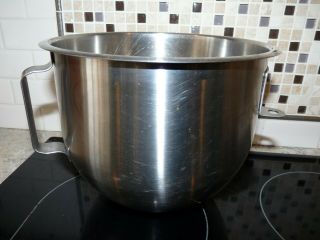5 Quart Stainless Steel Mixing Bowl Vintage Hobart - Kitchenaid K5 - A Stand Mixers