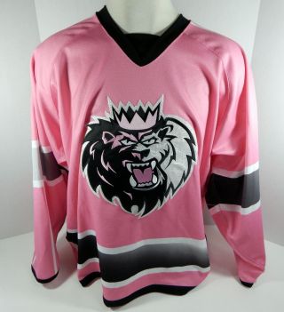 Manchester Monarchs Blank Authentic Game Issued Pink Jersey Breast Cancer 56 274