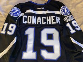 2016 - 17 Cory Conacher Tampa Bay Lightning Game Worn Jersey 2