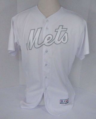 2019 York Mets Blank Game Issued White Jersey Players Weekend Mets6238