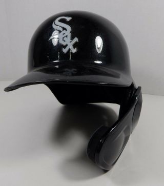 Chicago White Sox Game Issued Left Handed Black Batting Helmet Guard 7.  375 830