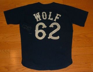 MIKE WOLF CHICAGO WHITE SOX GAME WORN ISSUED 1977 SOFTBALL STYLE JERSEY 4