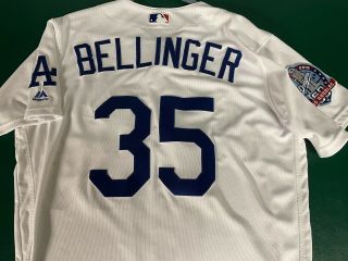 Cody Bellinger Team Issued Los Angeles Dodgers 2018 Jersey - Patch