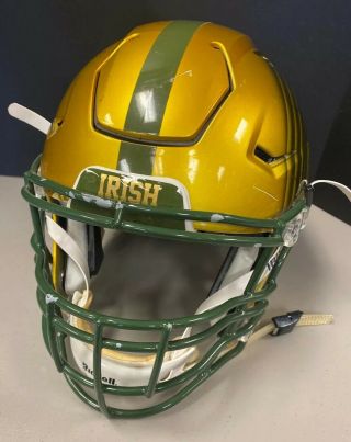 Game 2016 Notre Dame Football Shamrock Series Riddell Speedflex Helmet