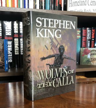 Stephen King " Wolves Of The Calla " Ltd.  Artist Signed First Edition - Like
