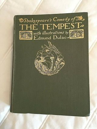 Shakespeare ' s Comedy of The Tempest Edmund Dulac 1908 (?) Constable Printers 2