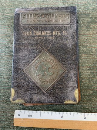 Vintage Allis - Chalmers Tractors Machinery Advertising Pocket Notepad