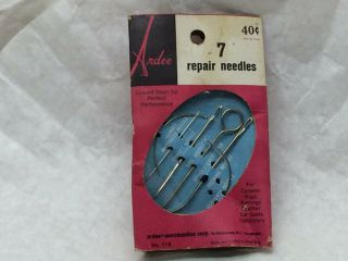 Vintage Ardee Repair Needles Carpets Rugs Awnings Leather Car Seats Upholstery