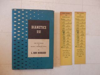 1956 Dianetics 55 By L.  Ron Hubbard Second Edition Hc/dj