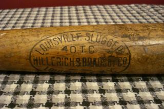 Ty Cobb 1922 To 1925 H&b Louisville Slugger 40 Tc Decal Bat 34 - 3/4 "