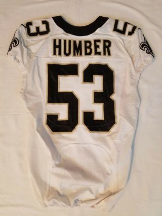 53 Ramon Humber Of Orleans Saints Nfl Game Issued Locker Room Jersey