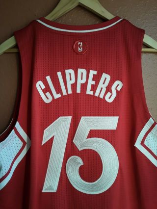 La Clippers 2015 Pe Sample Christmas Game Jersey Adidas Climacool Xl Wow