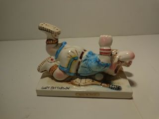 Vtg 1978 Ceramic Figurine Gary Patterson " Thrill Of Victory " Tennis Players