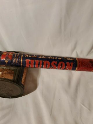 Vintage Hudson Comet Bug Sprayer Insecticide Metal Can Wood Handle 3