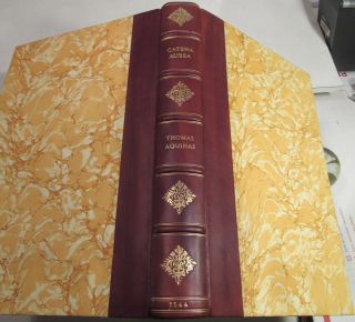 Thomas Aquinas Enarrationes/ 1566/four Gospels Summa/folio 13 " Fine Leather Bnd