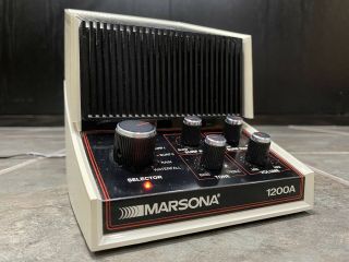 Vintage Marsona 1200a Sound Conditioner Machine Surf Rain Waterfall