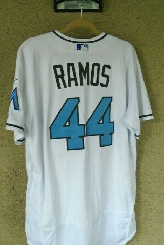 A.  J.  Ramos Game Worn Miami Marlins Father 