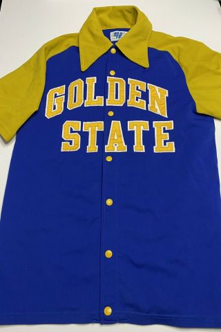 Golden State Warriors Vintage Game Warm Up Jacket Shooting Shirt Rick Barry